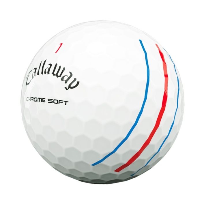 Palline da golf Callaway Chrome Soft Triple Track usate 4-5 Stelle