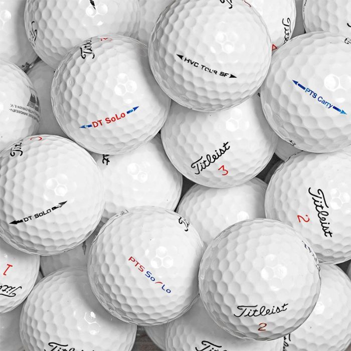 Palline da golf Titleist Mix 500's box usate 4-5 Stelle