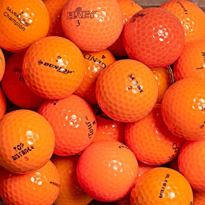 Palline da golf Mix arancioni usate