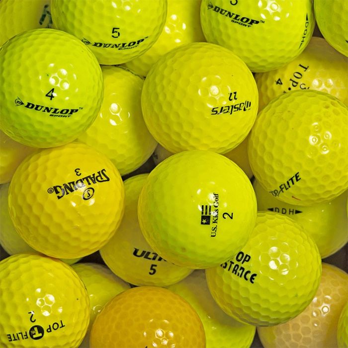 Palline da golf Mix gialle usate