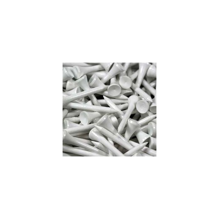 Palline da golf Tee bianchi 54mm usate