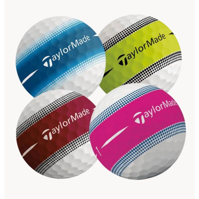 Palline da golf Taylor Made Tour Response Stripe usate 4-5 Stelle