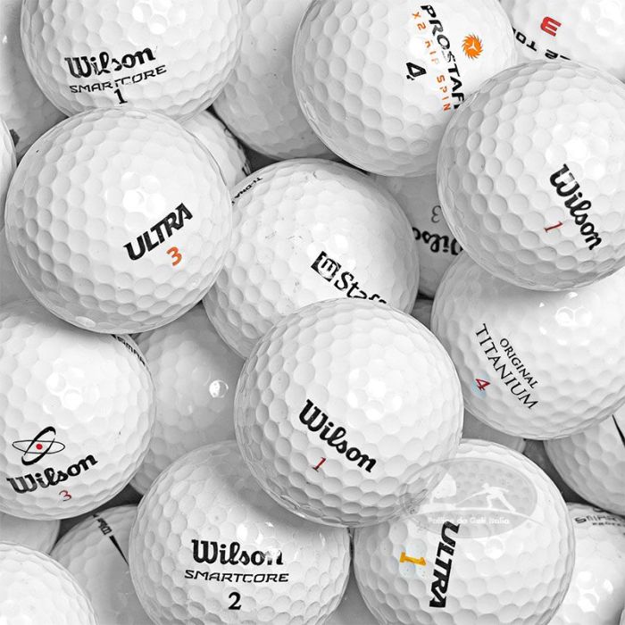 Palline da golf Wilson Staff Mix 500's box usate 4-5 Stelle