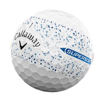 Palline da golf Callaway Supersoft Splatter usate 4-5 Stelle